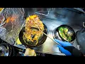 POV Chinese Chef Preparing a Mountain of Dishes in a Nonstop Kitchen Rush