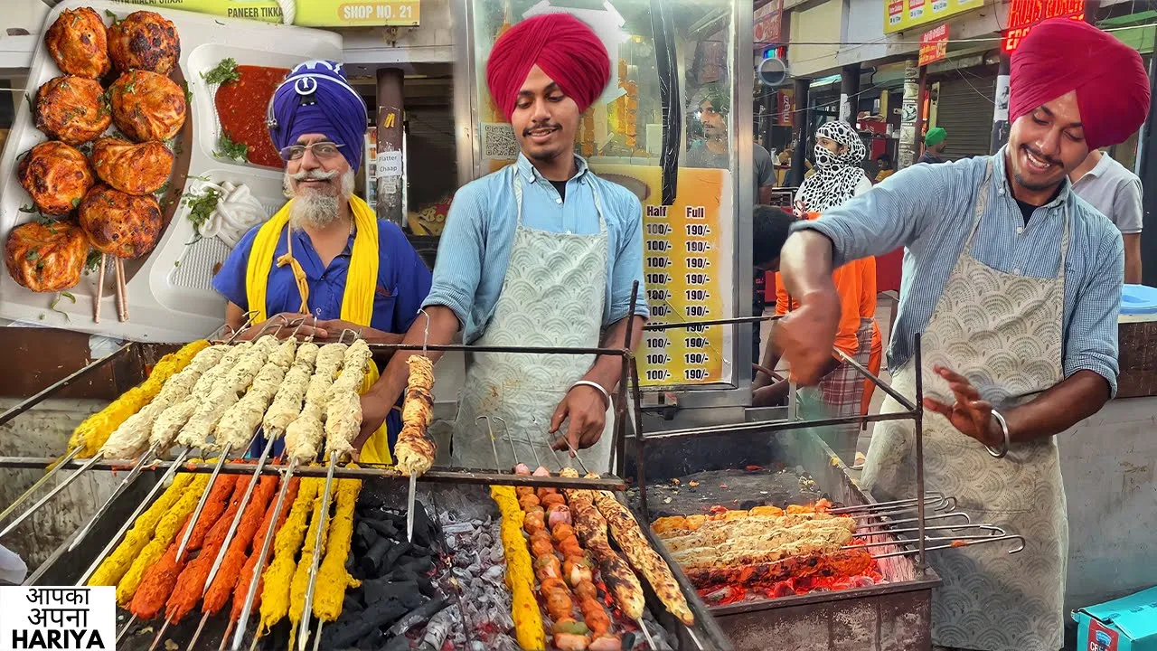 60/- Rs  Street Food India   Extreme Speed Khalsa ji ke Bijlee Momos Malai Marke, Chatori Chaap