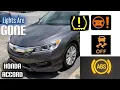 Honda Accord 2012-2018 All Lights On ABS Traction Control Steering Wheel and TPMS lights