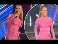 Amanda Holden suffers wardrobe malfunction as mic falls down her dress at Britain s Got Talent audit
