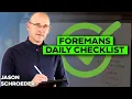 What Are The Duties And Responsibilities Of A Foreman