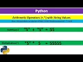 Use of Operators with String Values CONCATENATE REPRINT Python 8-12 VIKASH