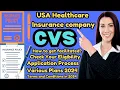 USA Healthcare Insurance company CVS How to get facilitated USA CVS Health Insurance