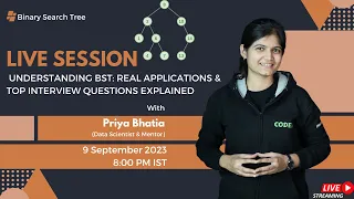 Understanding BST Insertion Searching and Interview Questions Unveiled Live