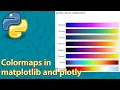 Colormaps for line plots and bar charts in matplotlib and plotly in Python