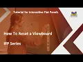 ViewSonic IFP Displays How To Reset a Viewboard