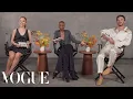 Ariana Grande, Cynthia Erivo, \u0026 Jonathan Bailey Ask Rapid-Fire Questions | Off the Cuff | Vogue