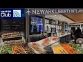 Travel to the largest United Club at Newark Airport 30 000 sq -ft of comfort spa showers robot