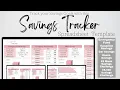 Savings Tracker Spreadsheet Vacation House Car Emergency Fund 5K and 52 Week Savings Challenge