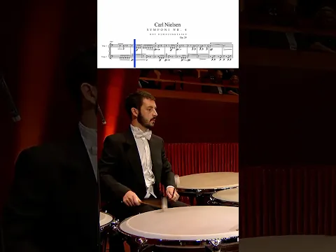 Timpani battle in Carl Nielsen’s Symphony No  4