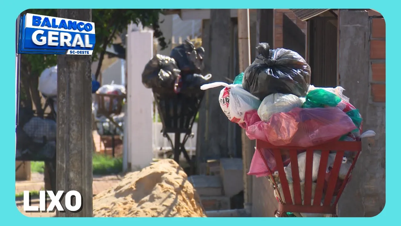 Moradores do Efapi e Boa Vista em Chapecó reclamam da falta de coleta de lixo