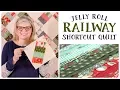Jelly Roll Railway Shortcut Quilt - Fat Quarter Shop
