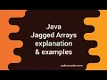 Java 16 20-03-2025 Jagged Array TAP ACCDEMY