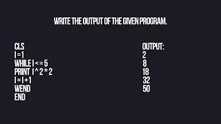 Class - 9 Computer QBASIC Program s Output