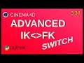CHARACTER PIPELINE Cinema 4D Rigging Advanced IK-FK switch with python 3 30