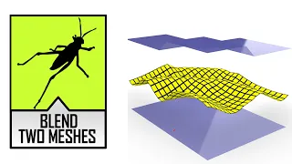 Grasshopper Pufferfish Blend Two Meshes