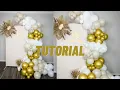 HOW TO BALLOON GARLAND BACKDROP Tutorial Baby Shower Ideas