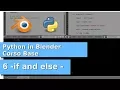 Ita Python in Blender Base Parte 6 - If and Else