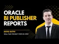 Master Detail Report in Oracle BI Publisher Fusion HCM SQL Data Model Tutorial for Freshers Telugu