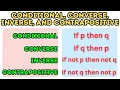 Conditional If-Then Converse Inverse and Contrapositive Statements part 2
