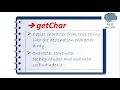 getChar method in string class in java HINDI