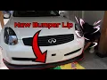 How To Install Infiniti G35 Coupe Front Lip In 10 Seconds