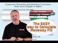Easy 2023 NEC Raceway Sizing using Chapter 9 and Annex C