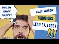LEAD LAG FIRST - VALUE LAST