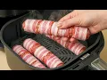 Lagu IK heb het gehakt ingepakt en in de airfryer gedaan! Het makkelijkste diner van mijn leven!