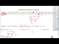Using Function Notation in an Equation Notes Day 2