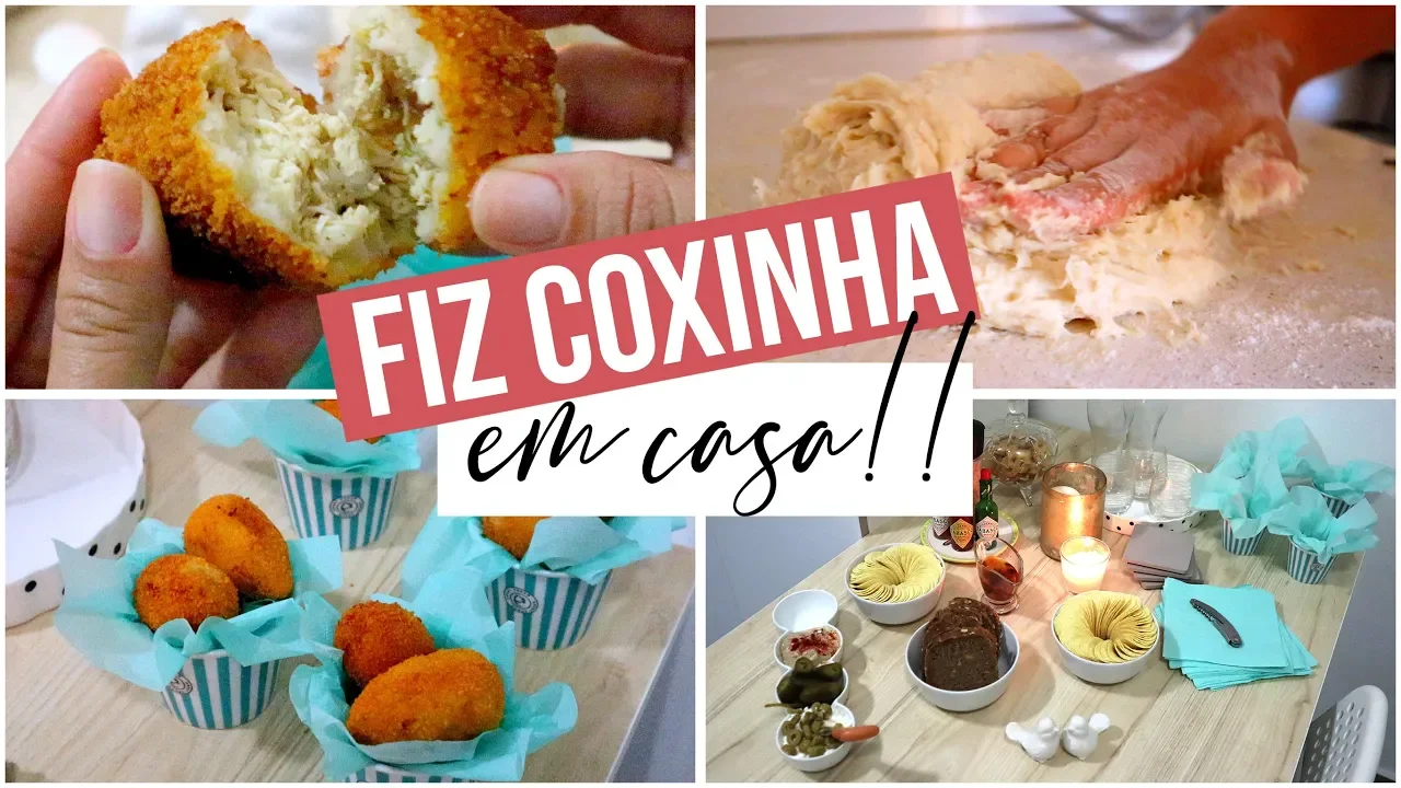 RECEBENDO AMIGOS: RECEITA DE COXINHA (SERÁ QUE DEU CERTO?) + MESA POSTA