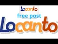 how to free post a add on locanto app