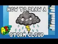 Download Lagu How to Draw a STORM CLOUD!!!