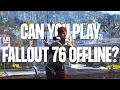 Can You Play Fallout 76 Offline Fallout 76 Solo Mode Explained