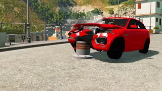 Cars vs Bollards - BeamNG.Drive #1