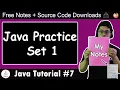 Java Tutorial Chapter 1 - Practice Set Java Practice Problems With Solution
