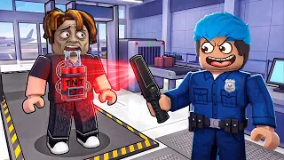 Survive 7 NIGHTS as a Security Guard | ROBLOX | Secure The Airport