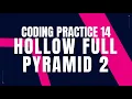 Hollow Full Pyramid 2 Coding Practice 14 Python coding tips tricks Nxtwave ccbp 4 0 telugu