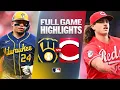 BREWERS vs REDS Full Game Highlights 26 MLB Highlights