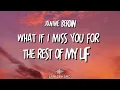 What If I Miss You For The Rest Of My Life - Janine Berdin (Wish Bus Version) (Lyrics) 