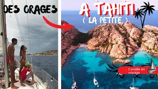 Les orages nous poussent a découvrir la petite Tahiti :  VOILIER coraille