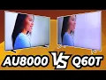 Samsung Q60T vs AU8000 TV Comparison