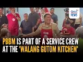 Lagu President Marcos is part of a service crew at the 'Walang Gutom Kitchen' | GMA Integrated News