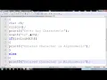 isalnum function in C Language Hindi