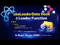06 useLoaderData Hook and Loader Function React Router DOM Coderz Area