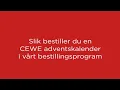 Lagu Bestil adventskalender i vårt bestillingsprogram