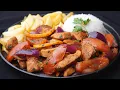 COMO HACER POLLO SALTADO JUGOSO Y FACIL
