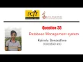 Data Base Task 38 Remove a Created SQL View 1st Year Java Institute Kalindu Senarathne