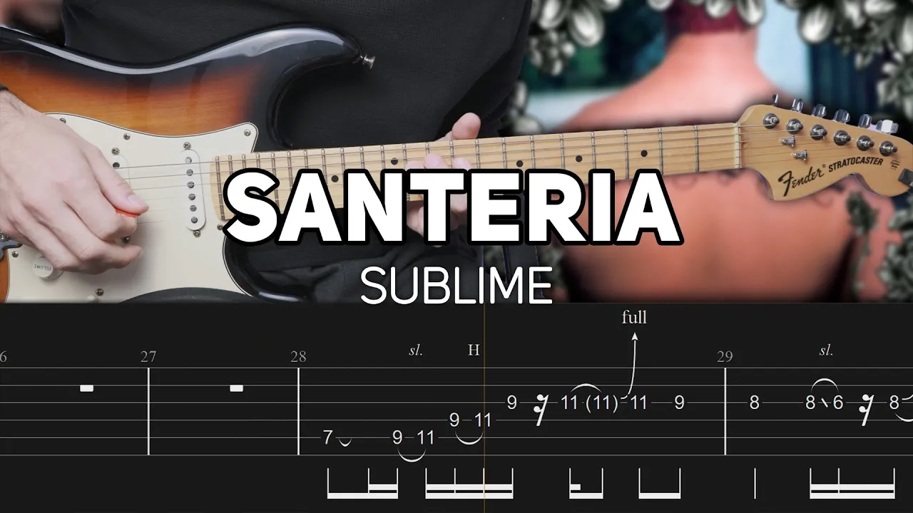 Sublime - Santeria (Guitar lesson with TAB) Sublime - Santeria (Guitar lesson with TAB)