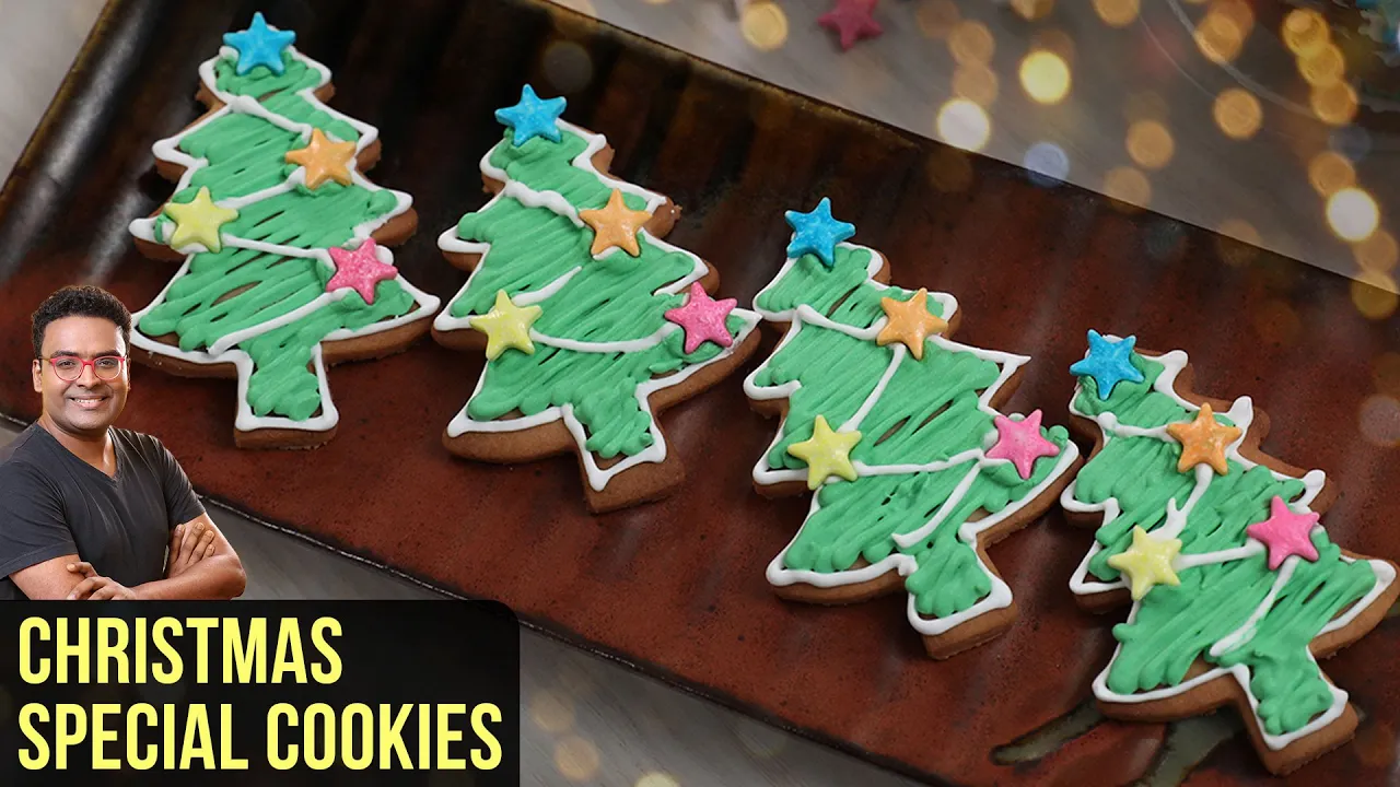 Christmas Cookies Recipe   How To Make Holiday Cookie In Oven   Cookie Recipe By Varun Inamdar